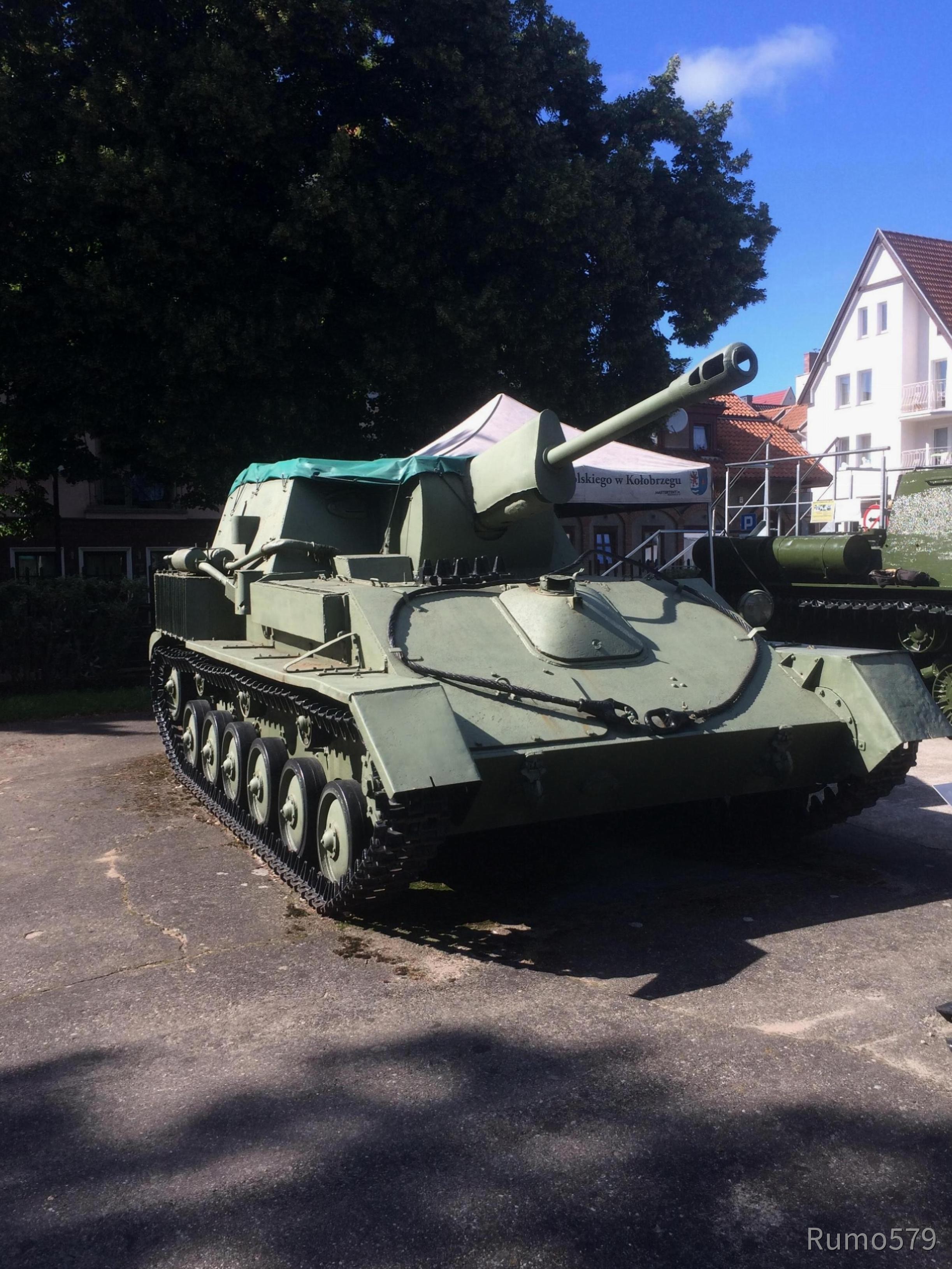 SU 76 im Museum für schwere Waffen in Kolberg