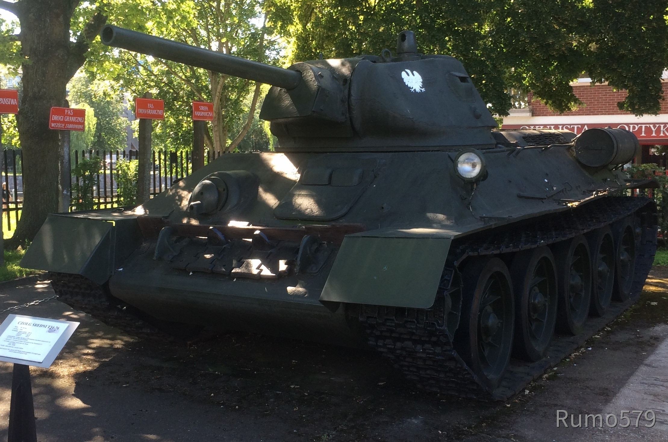 T34-75 im Museum für schwere Waffen in Kolberg