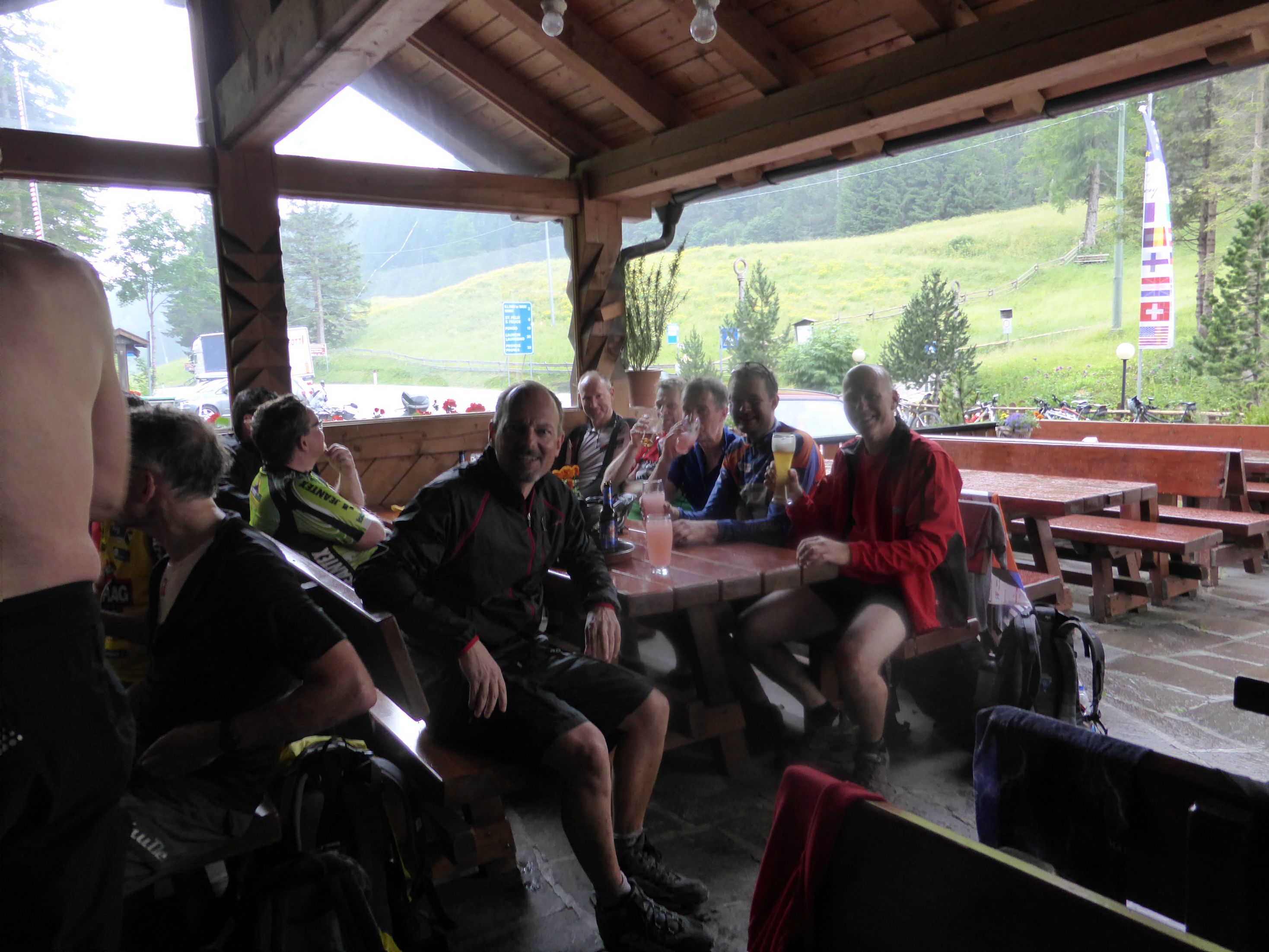 Regen am Gampenpass