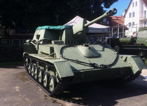 SU 76 im Museum für schwere Waffen in Kolberg