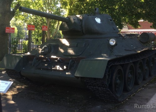 T34-75 im Museum für schwere Waffen in Kolberg