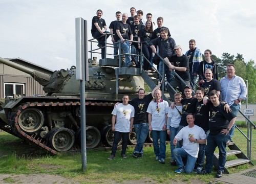 Gruppenbild Clantreffen Mai 2014 in Munster